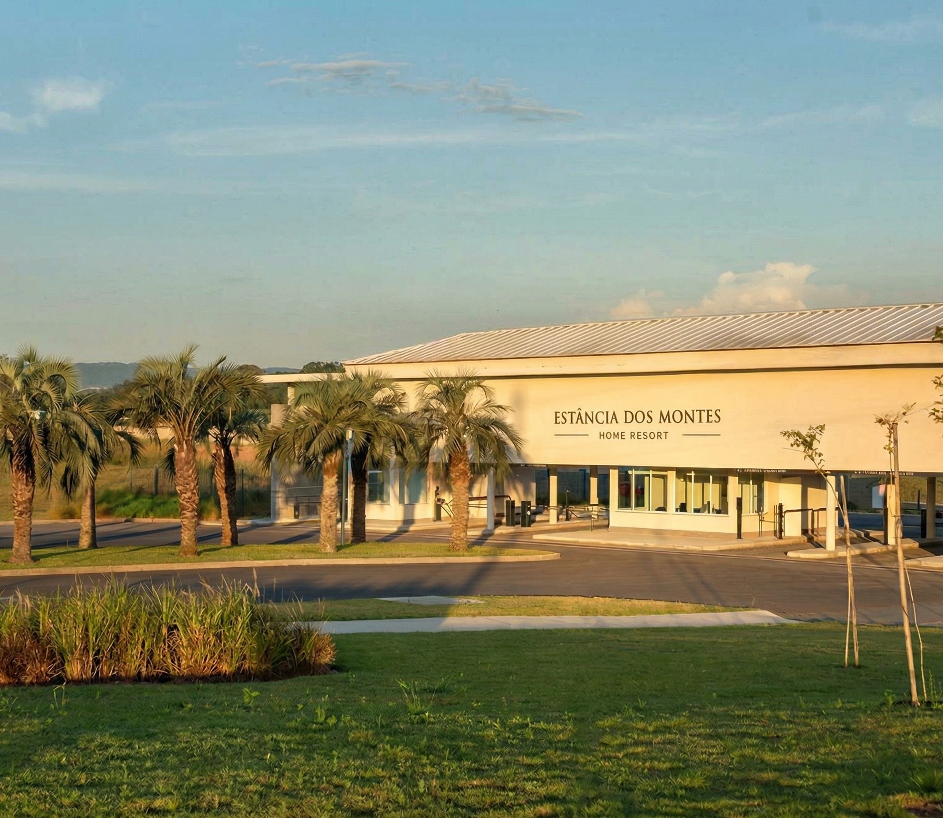 Acesso ao Estância dos Montes Home Resort, em Santa Maria